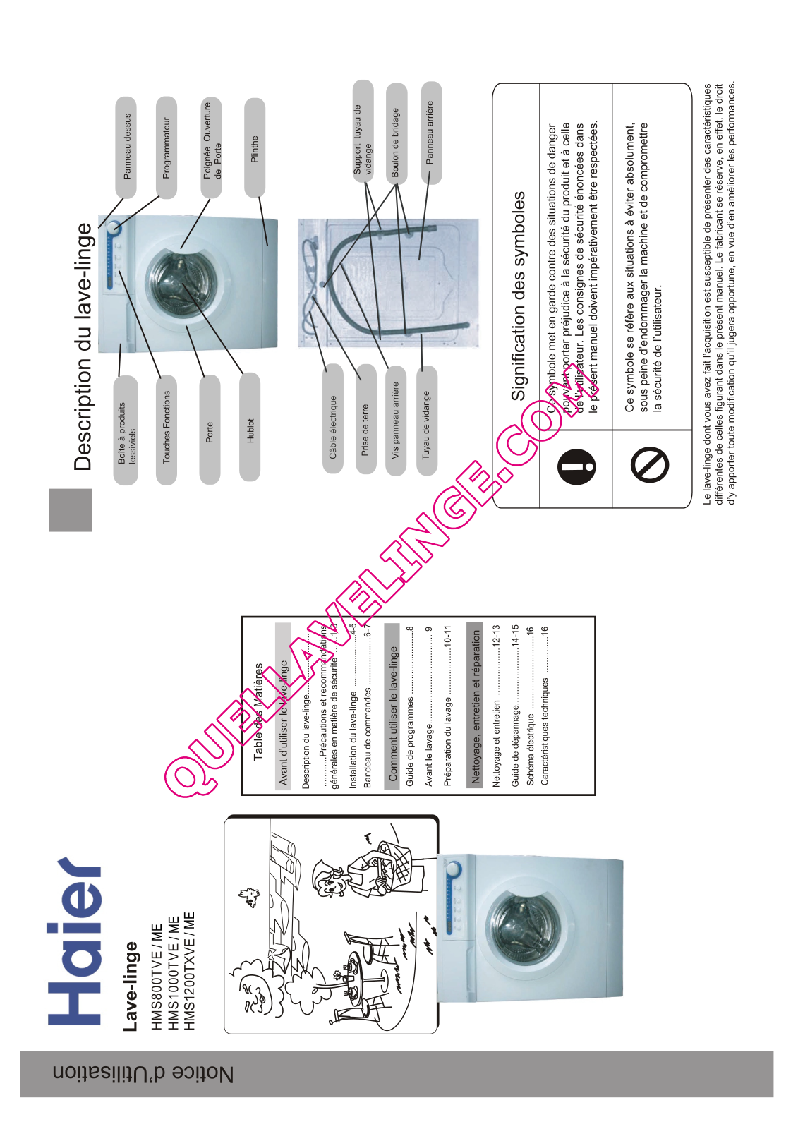 HAIER HNS1000, HMS-1000 VE User Manual