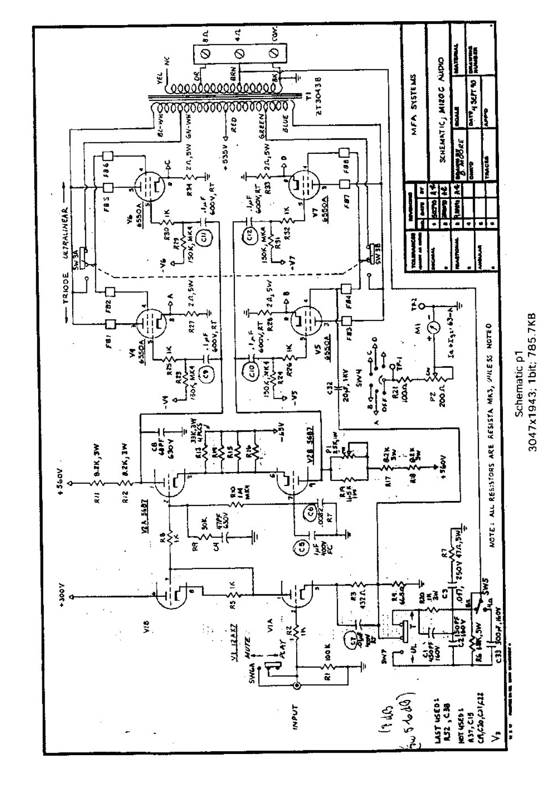 Other M MFA-120 Schematic - ManualMachine.com
