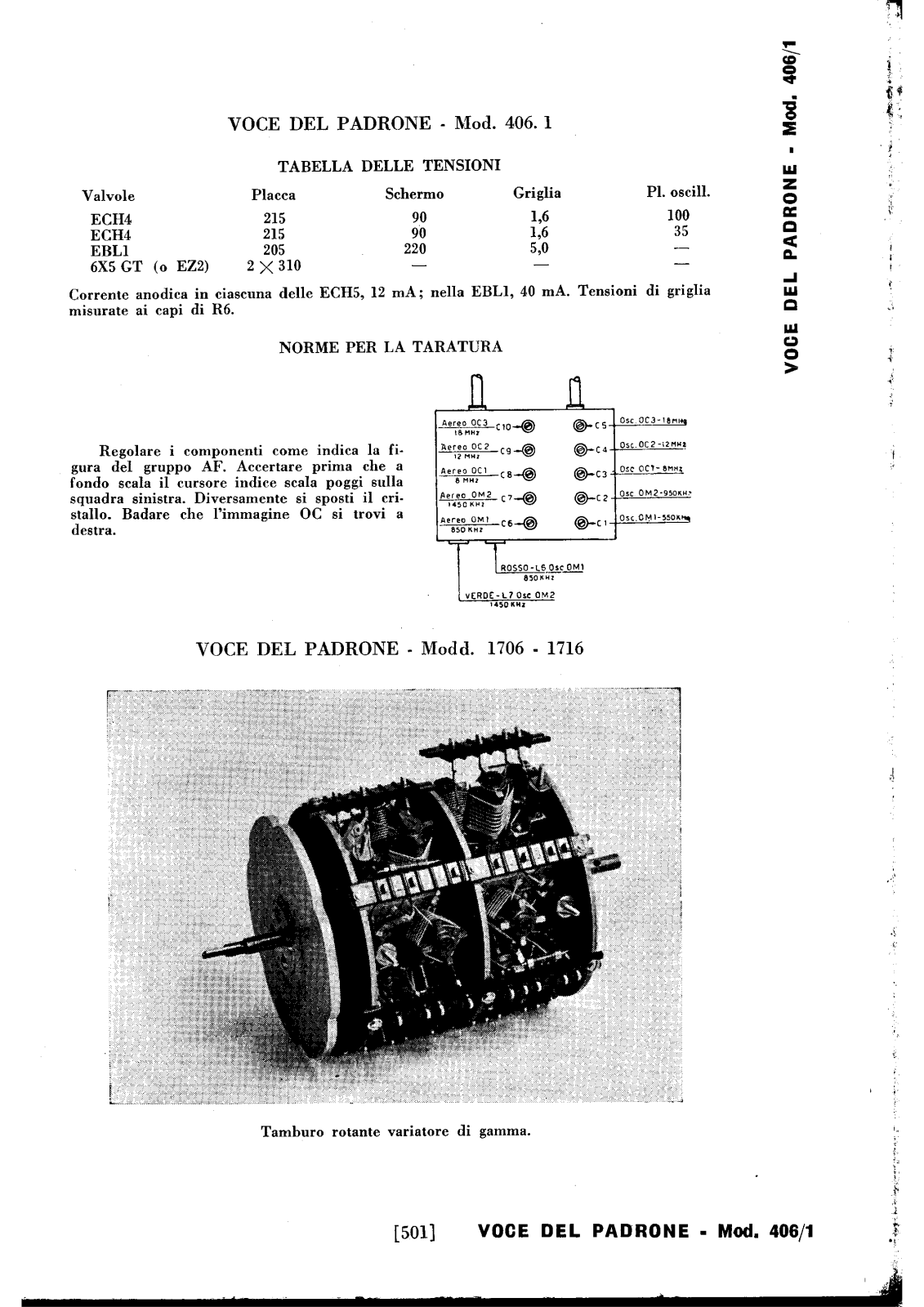 Voce Del Padrone Marconi 406 schematic