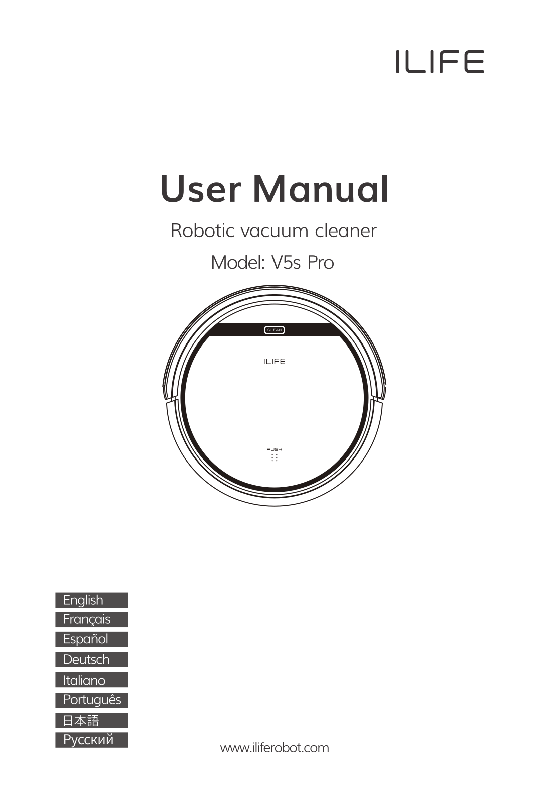 Ilife V5S PRO User Manual