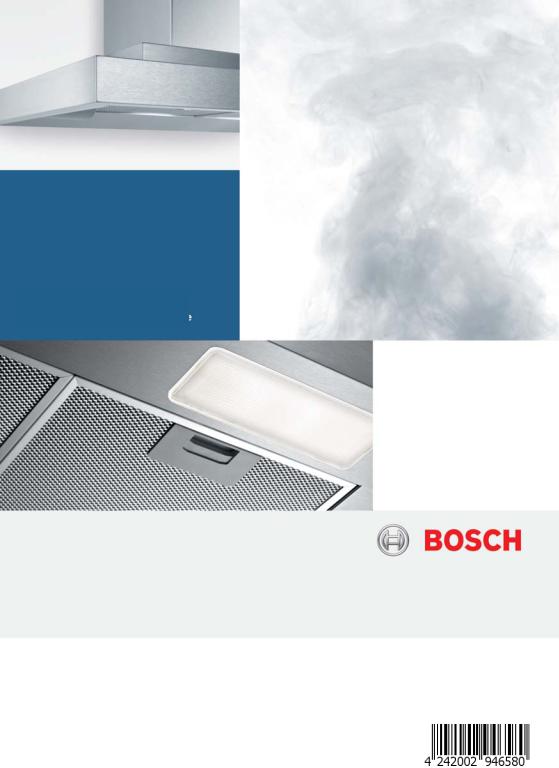 Bosch DWF97RV60 User Manual