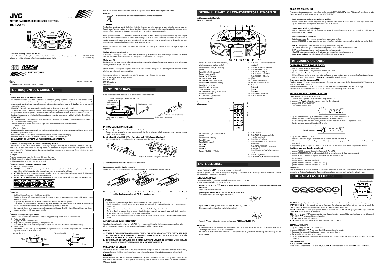 JVC RD-EZ35 User guide - ManualMachine.com