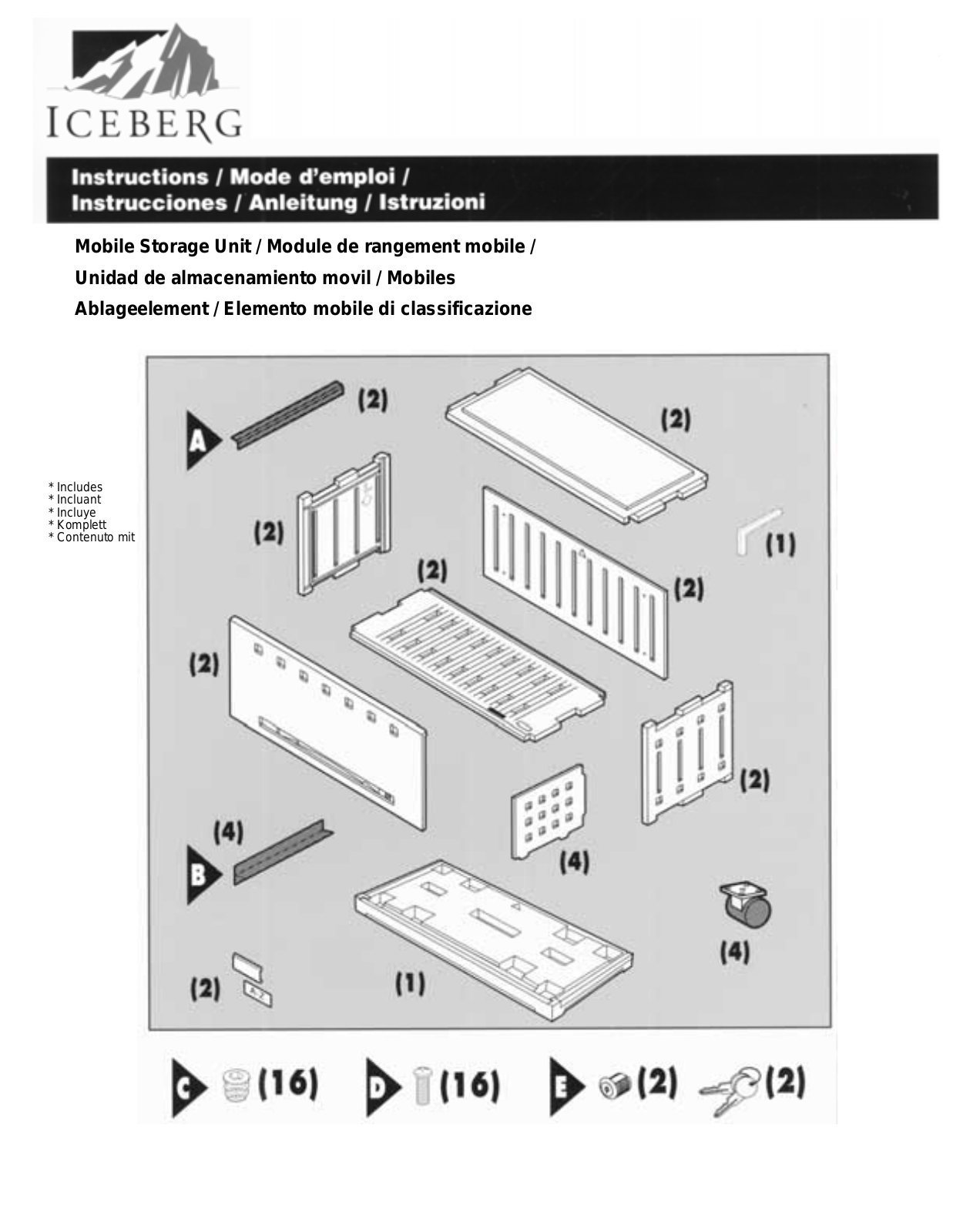 Iceberg 20645 User Manual