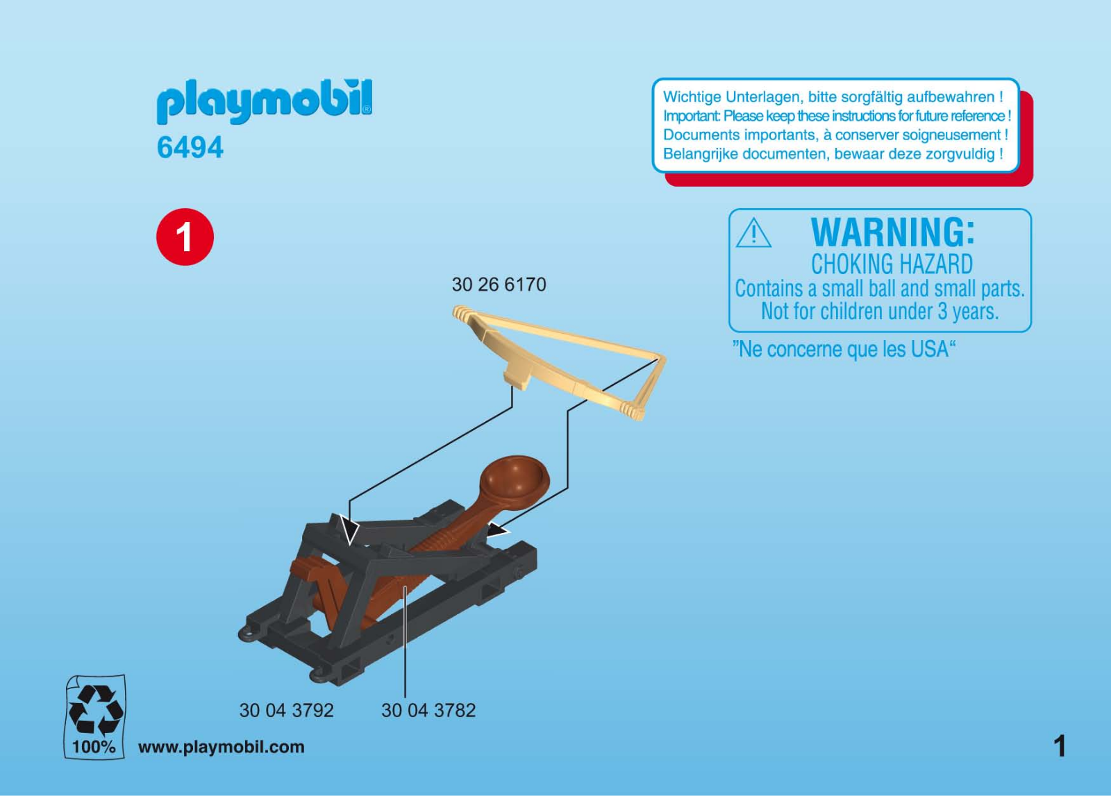 Playmobil 6494 Instructions