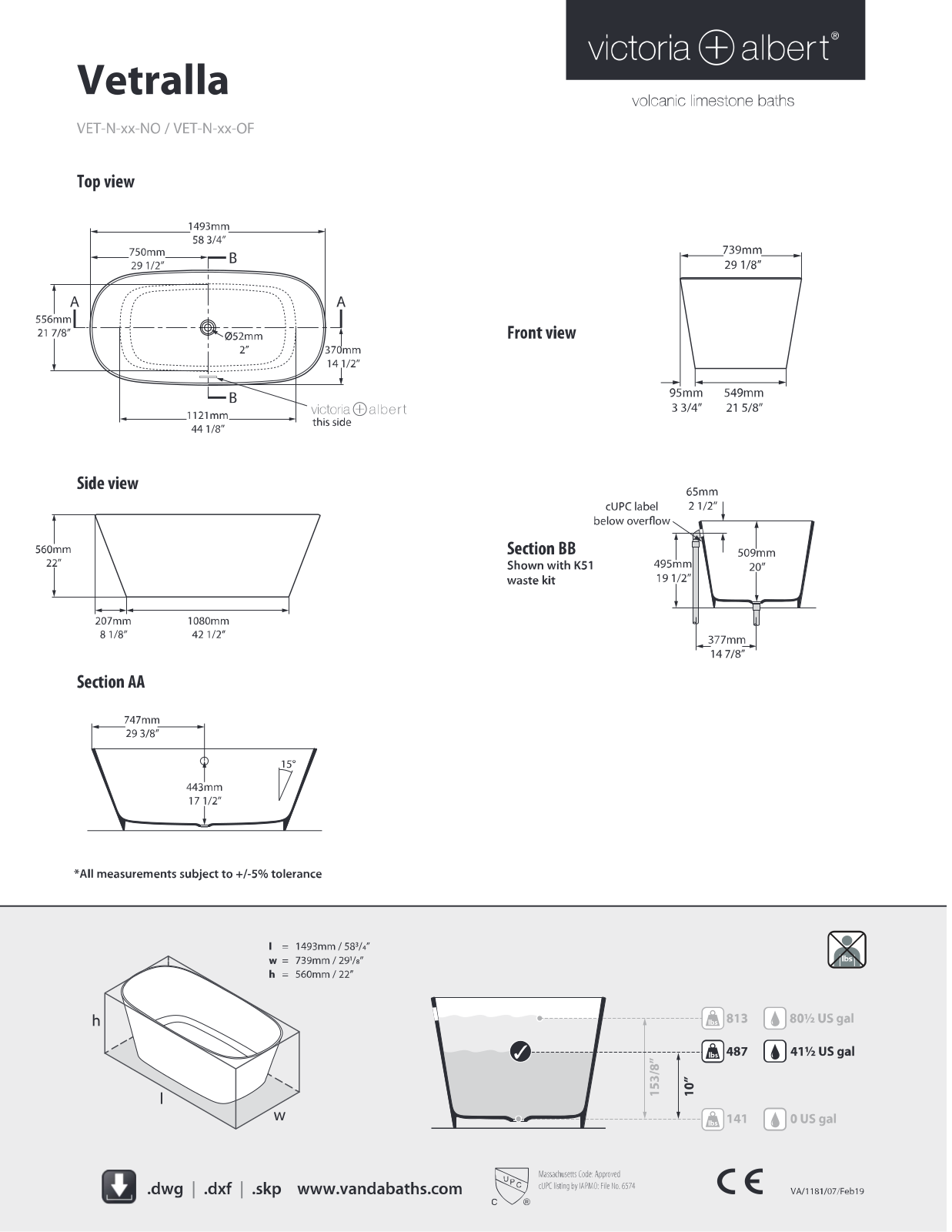 Rohl VETMNSMOF, VETMNSMNO, IOSMNSMOF Specifications