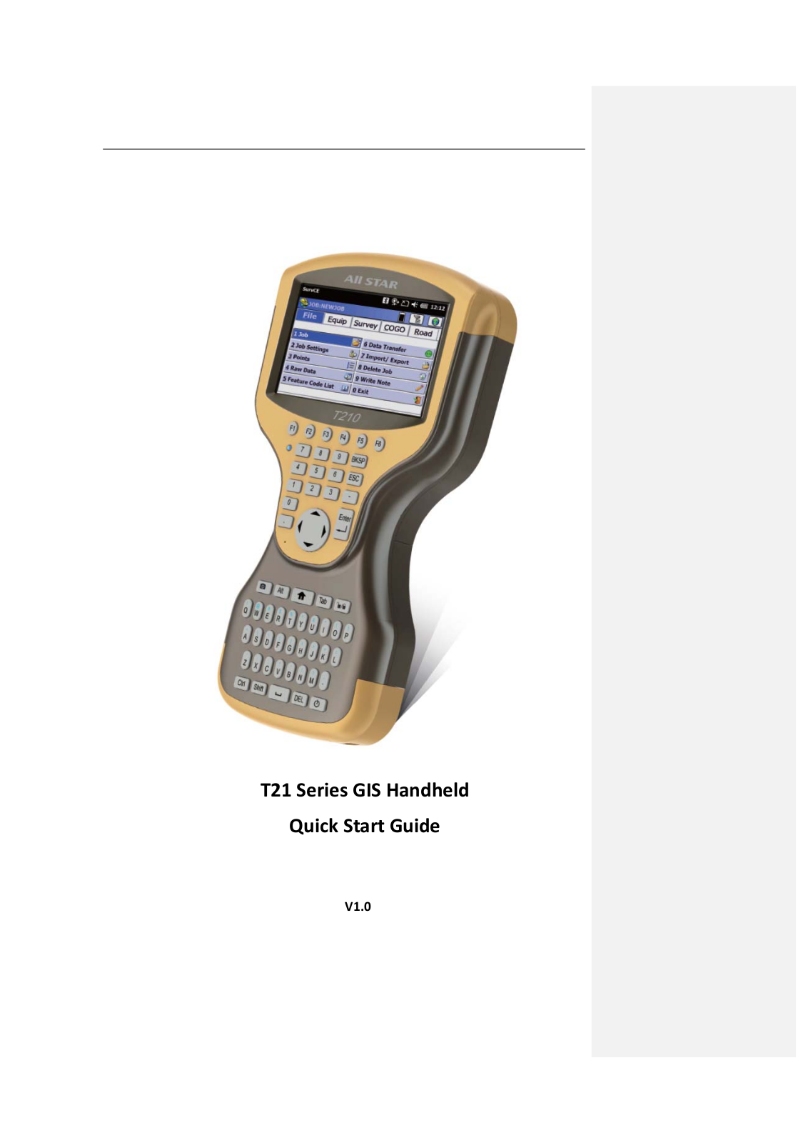 HowayGIS IRHC21WE User Manual