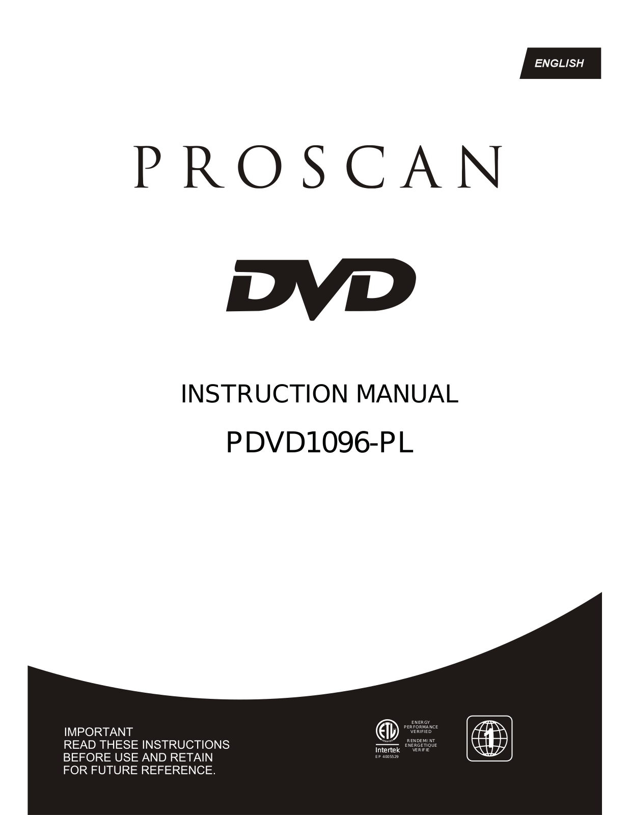 Curtis PDVD1096-PL User Manual