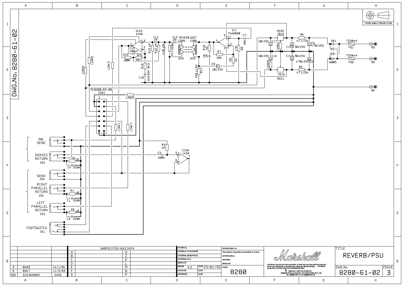 Marshall 8280 schematic