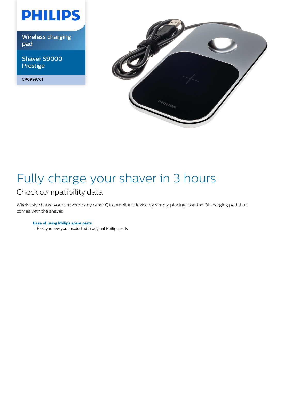 Philips CP0999/01 leaflet - ManualMachine.com