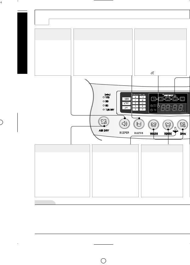 LG WF-T1475TH Instruction manual