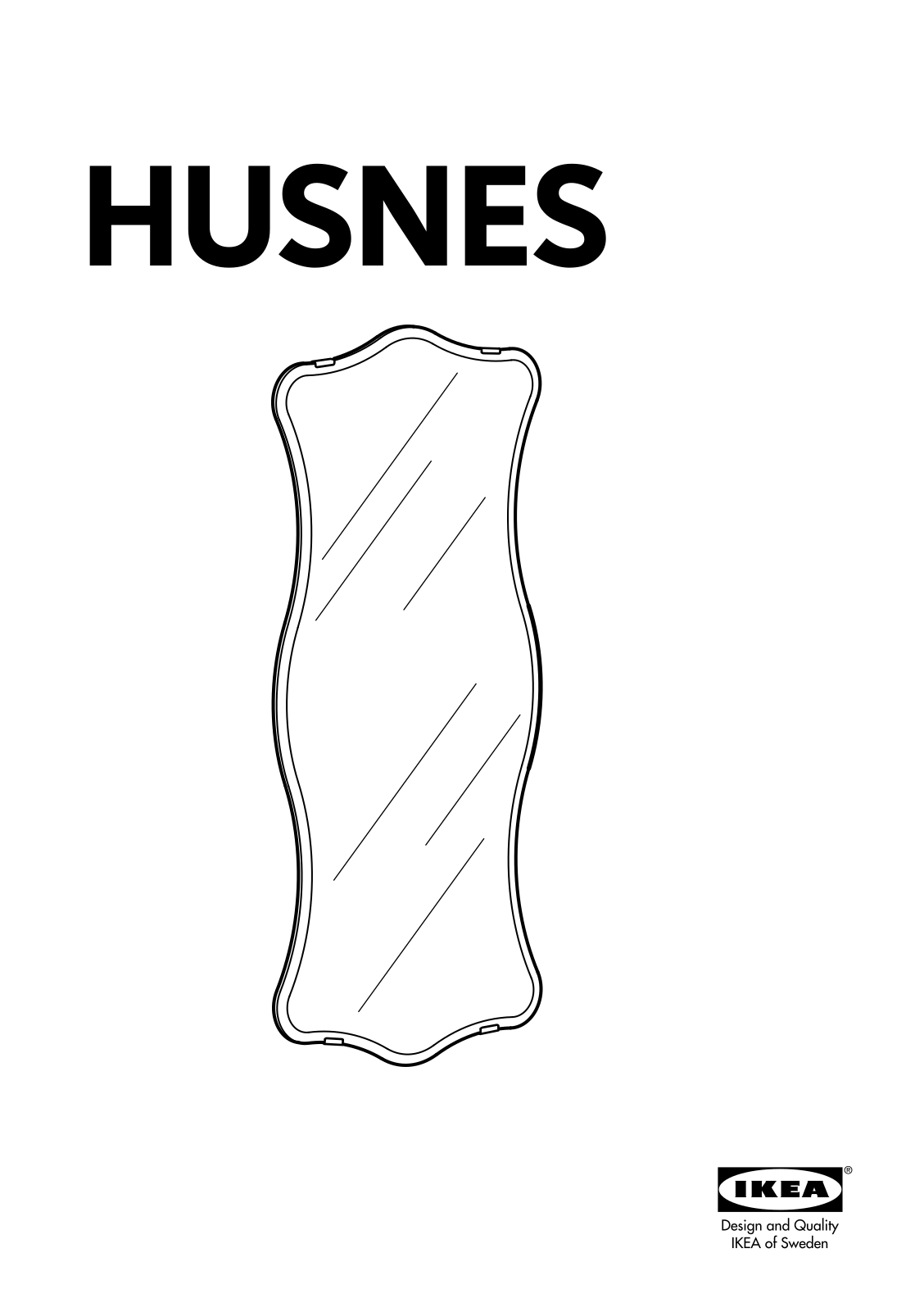 IKEA HUSNES User Manual