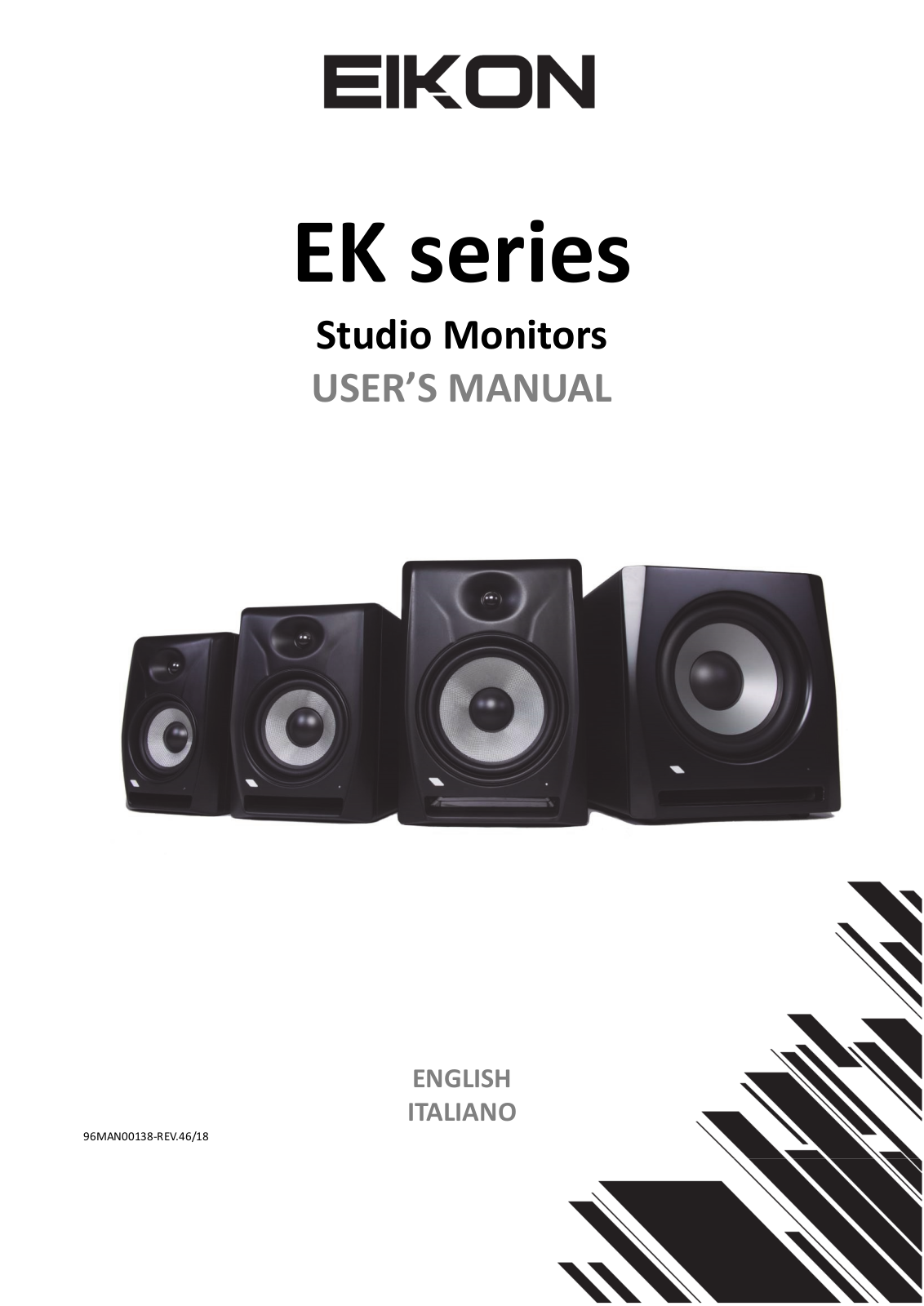 Eikon EK 5, EK 6, EK 8 USER’S MANUAL