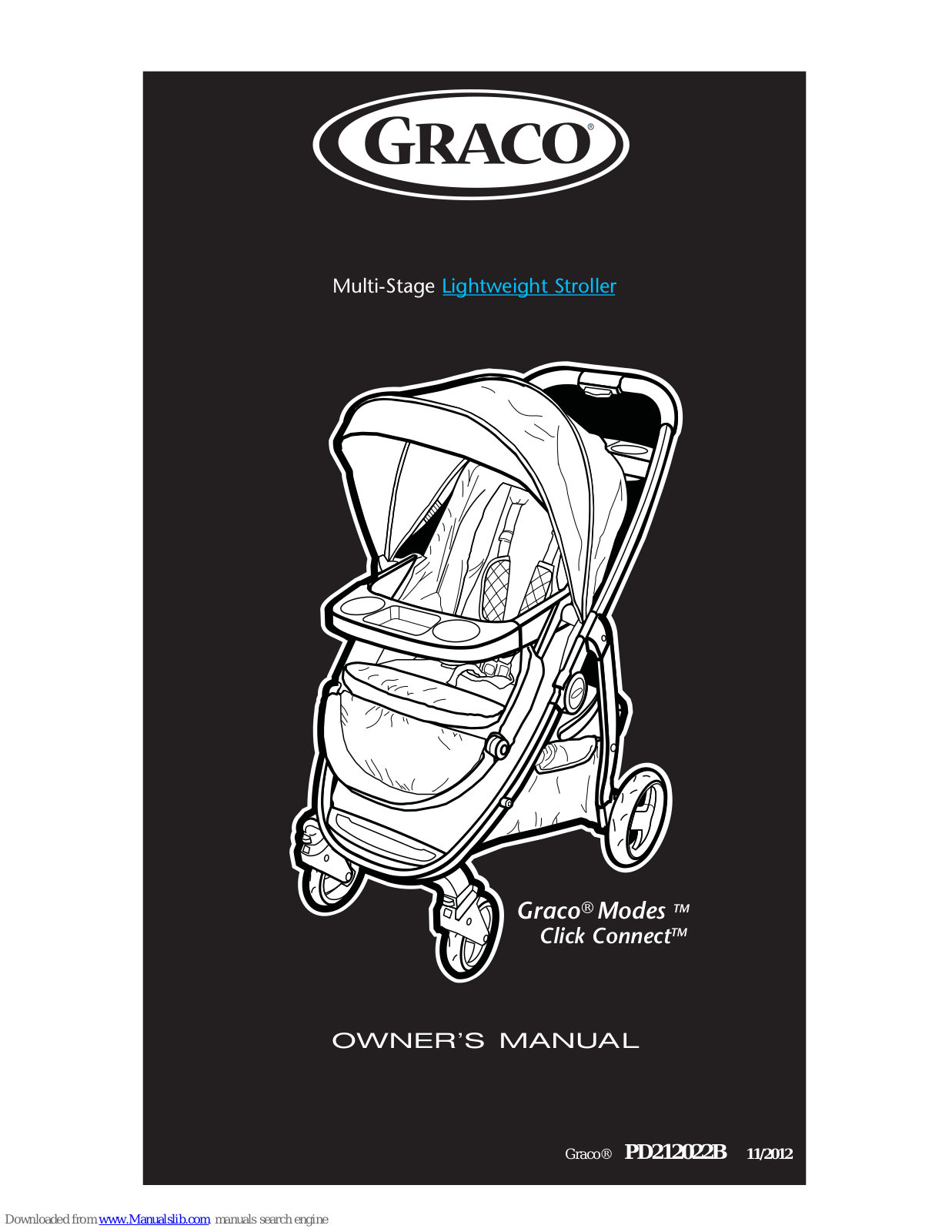 Graco Click Connect PD212022B, Modes Sport Click Connect Owner's Manual