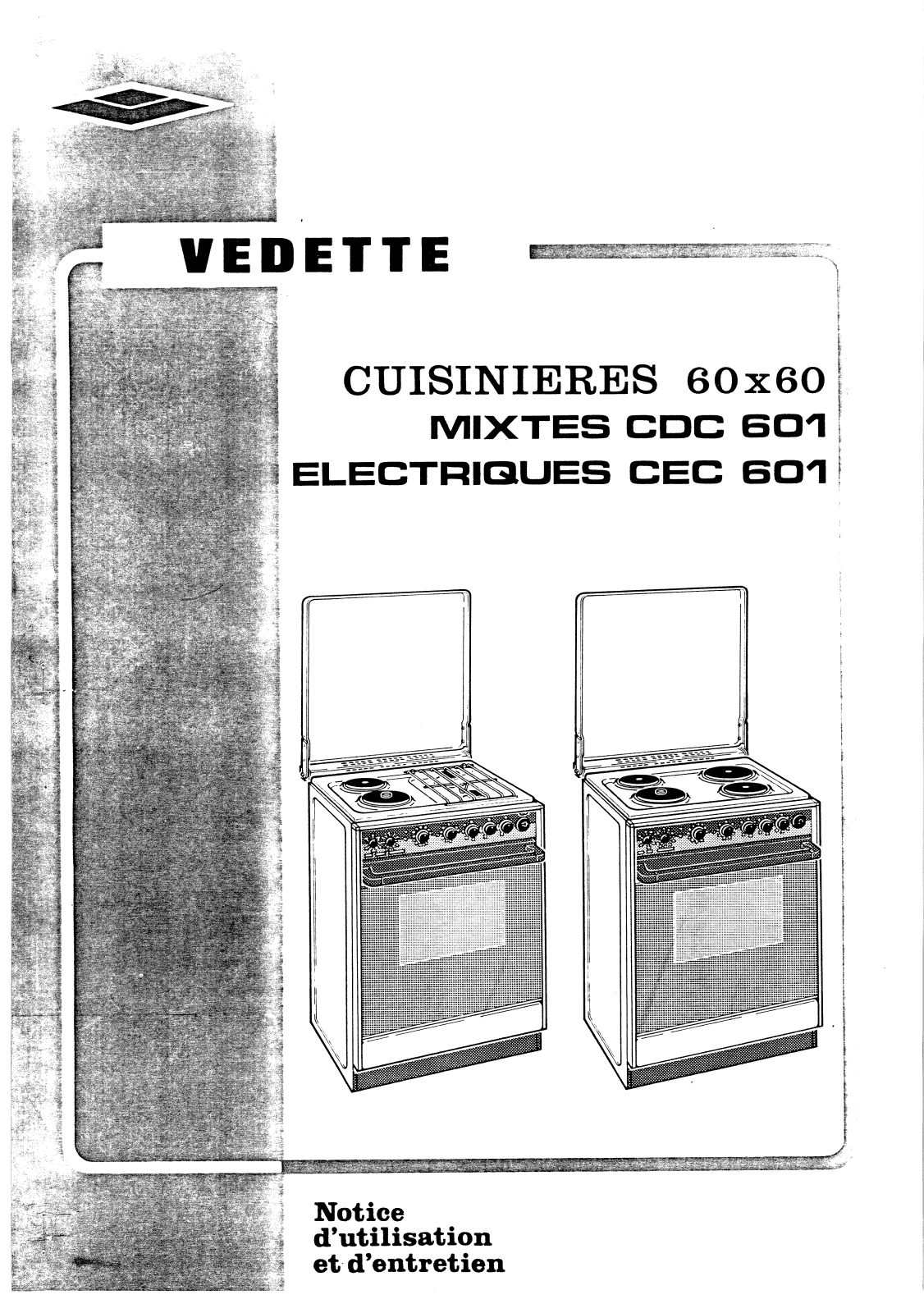 VEDETTE CEC601, D645 User Manual