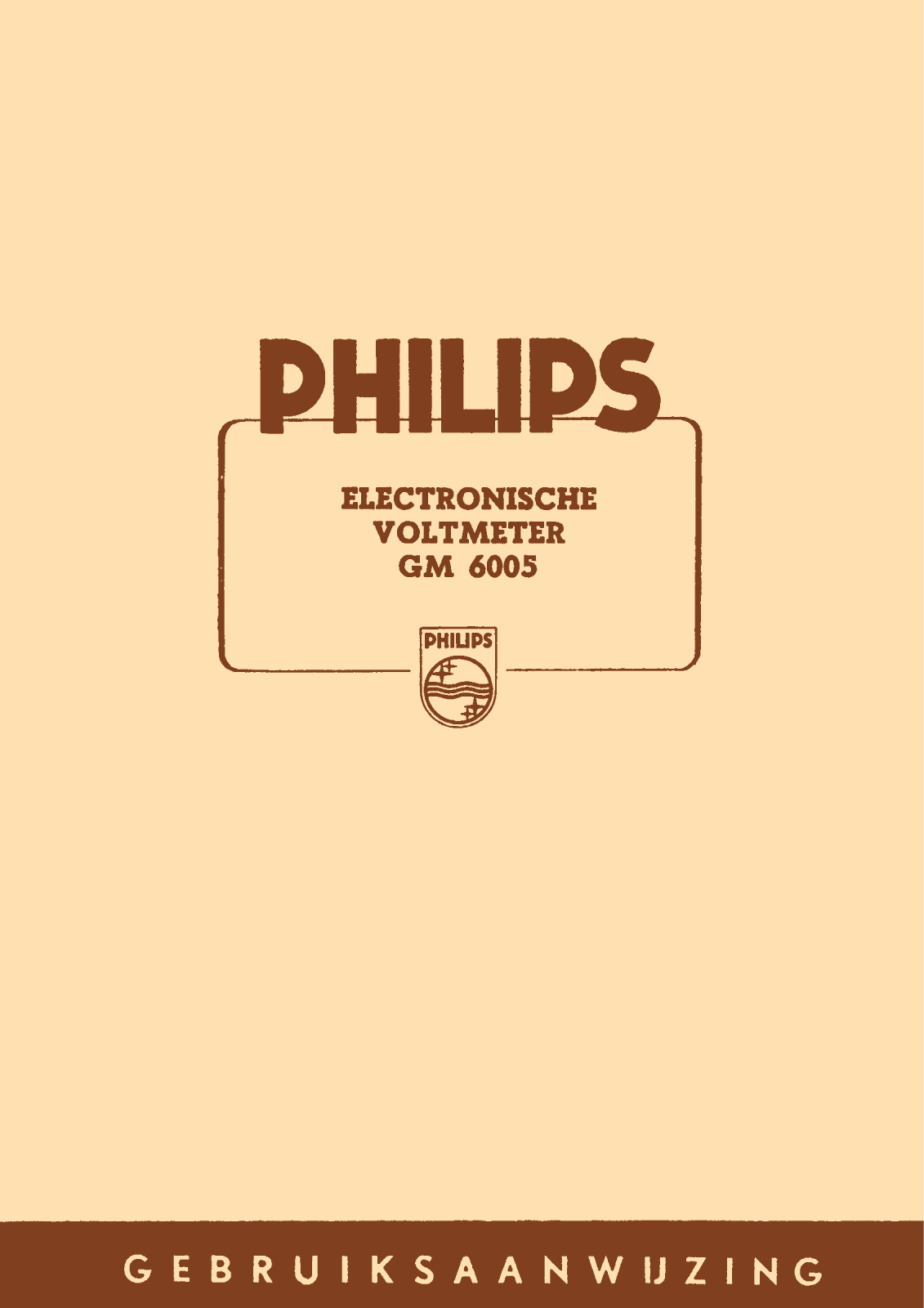 Philips GM 6005 User Manual