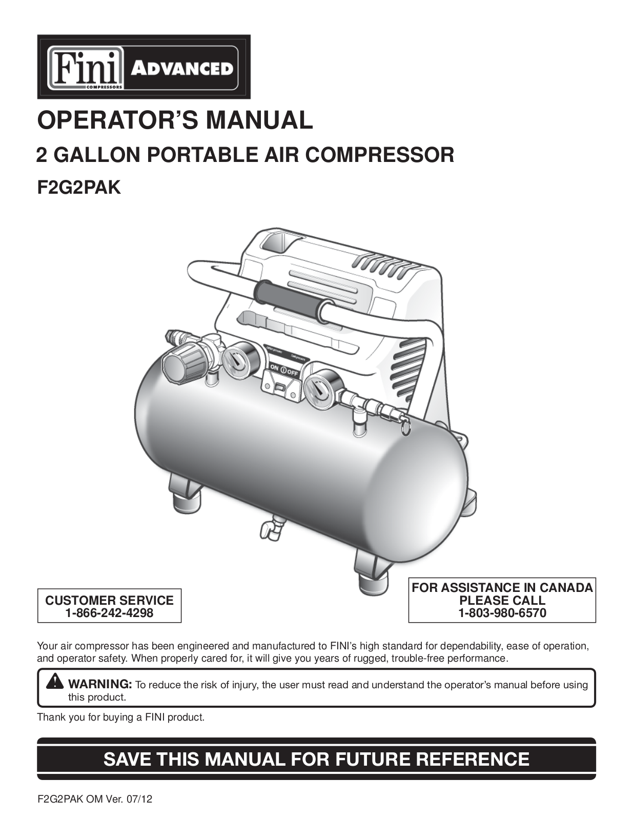 Fini F2G2PAK User Manual - ManualMachine.com