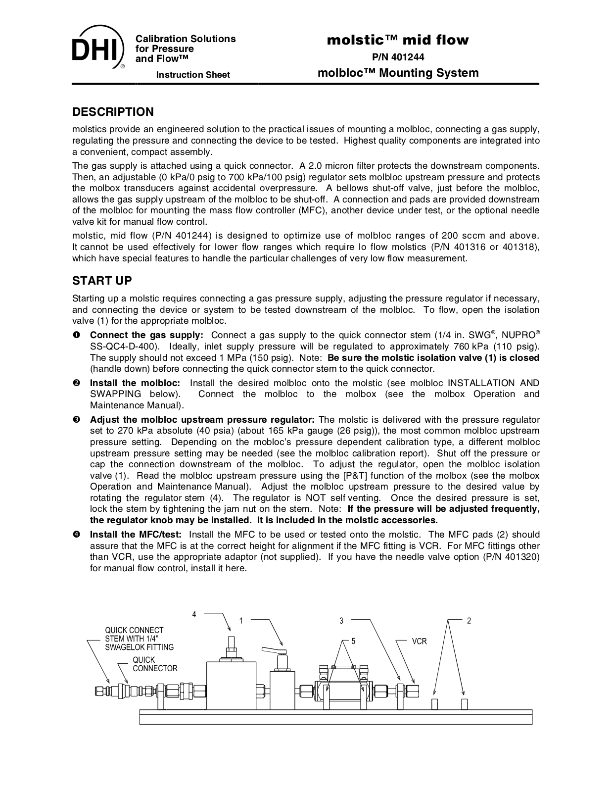 DHI MOLBLOC MOUNTING SYSTEM User Manual - ManualMachine.com