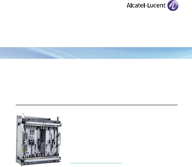 Alcatel-Lucent 1850 TSS-320 User Manual
