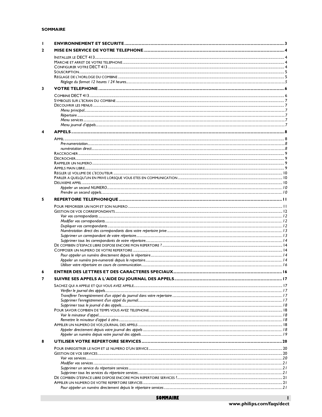 Philips DECT4131S User Manual