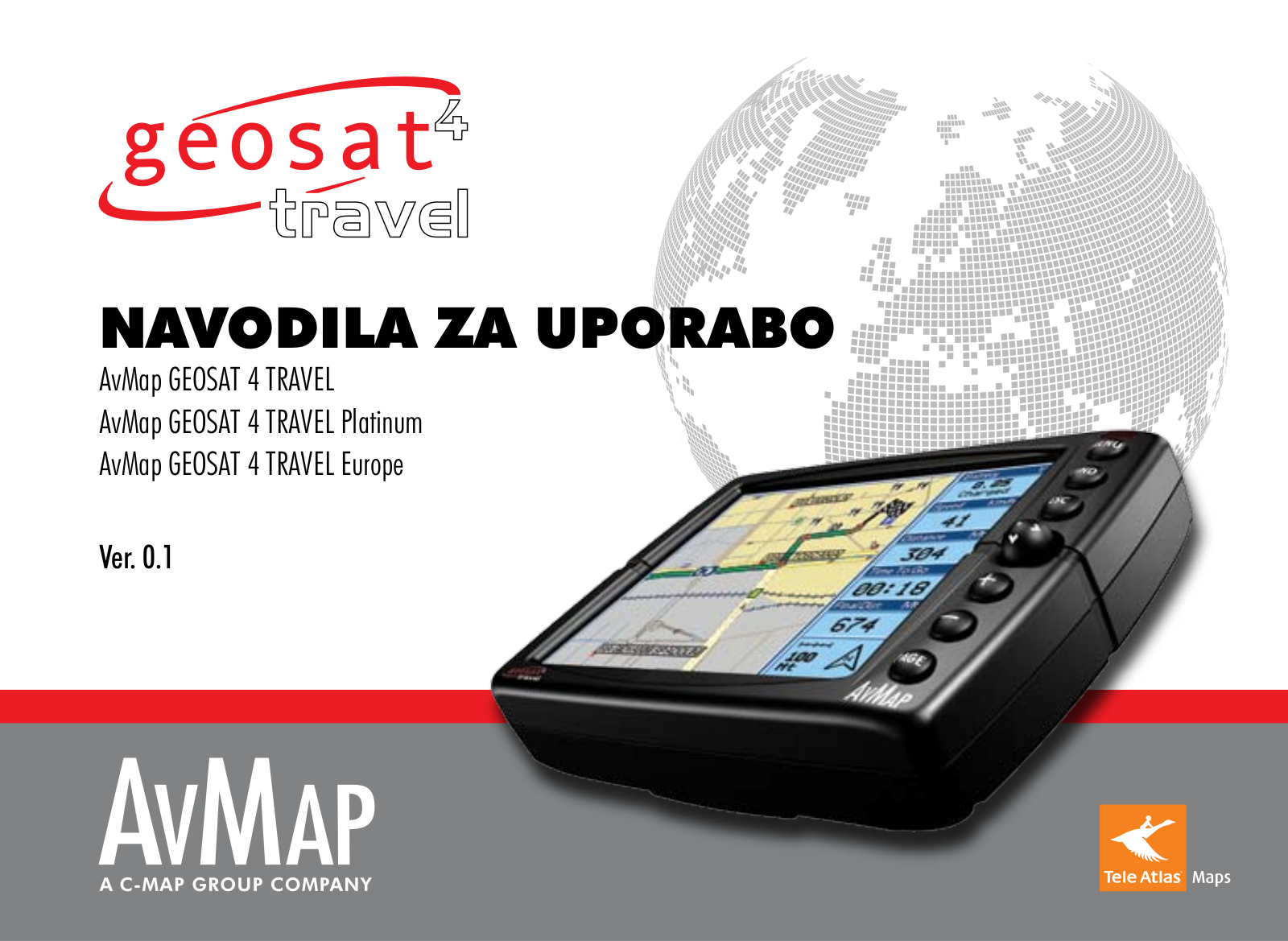 AvMap Geosat 4 Travel Platinum User Manual