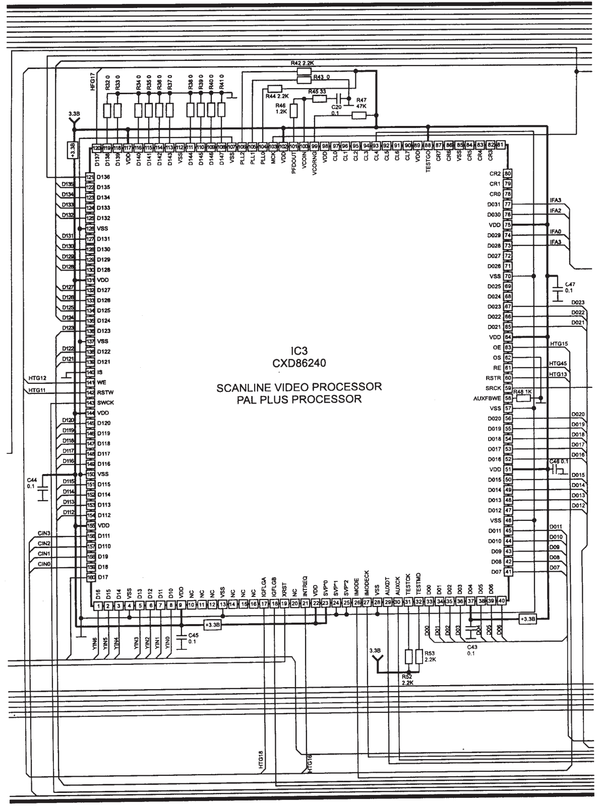 SONY KV28S4R Schematics List 25