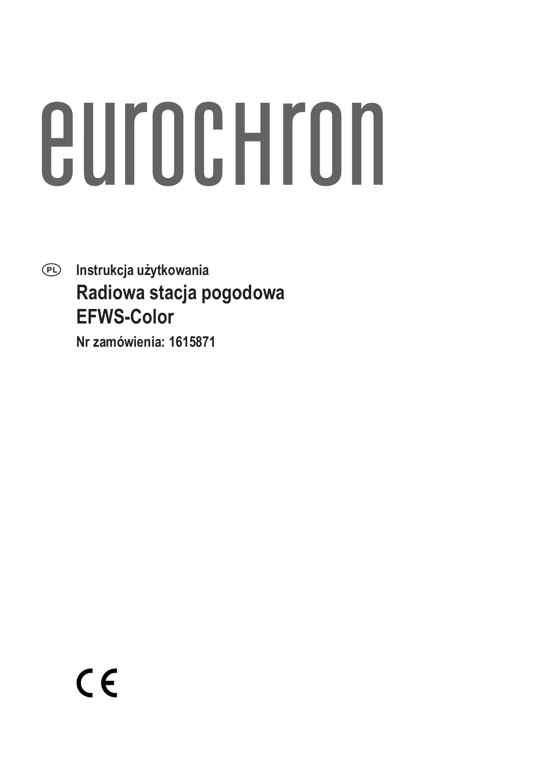 Eurochron EFWS-Color Operation Manual