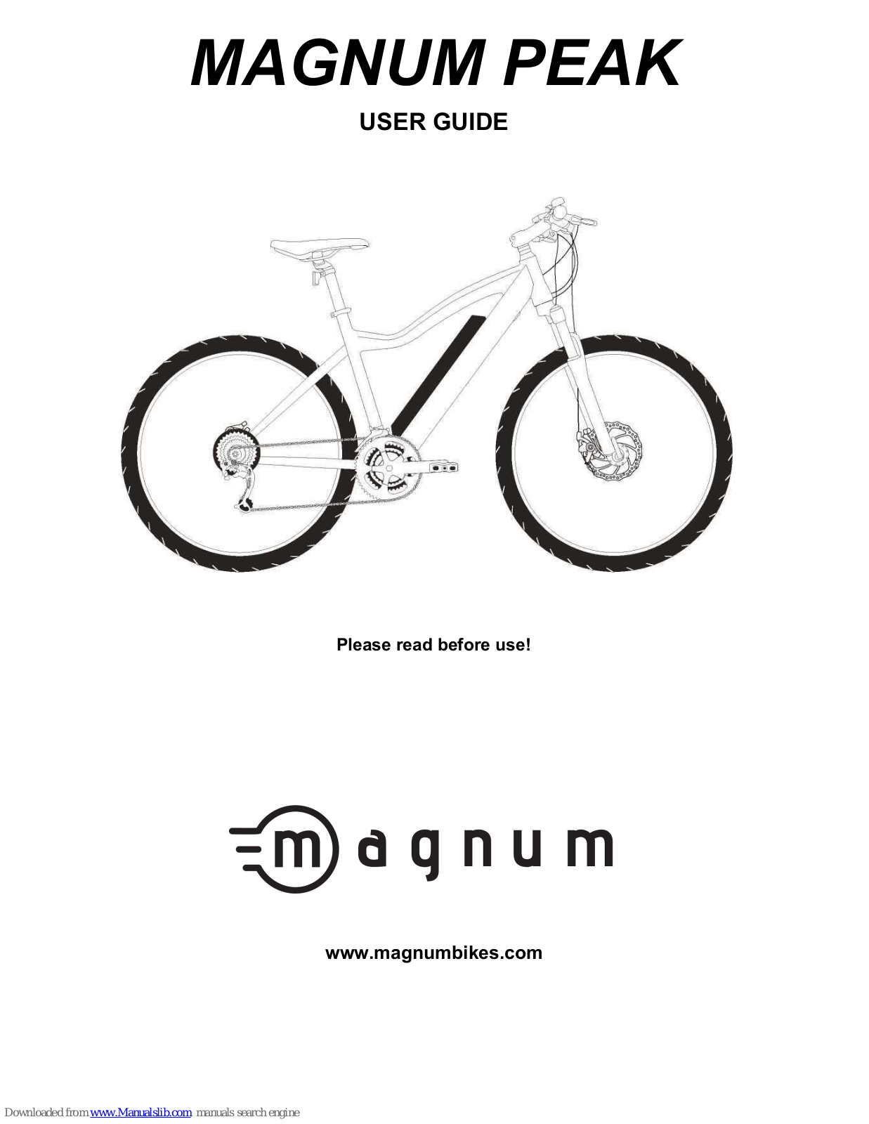 Magnum PEAK User Manual