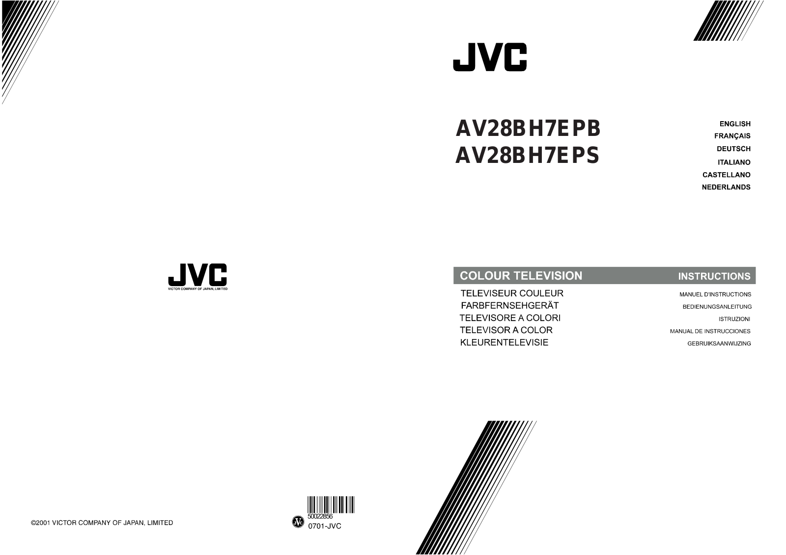 JVC AV28BH7EPB, AV28BH7EPS User Manual