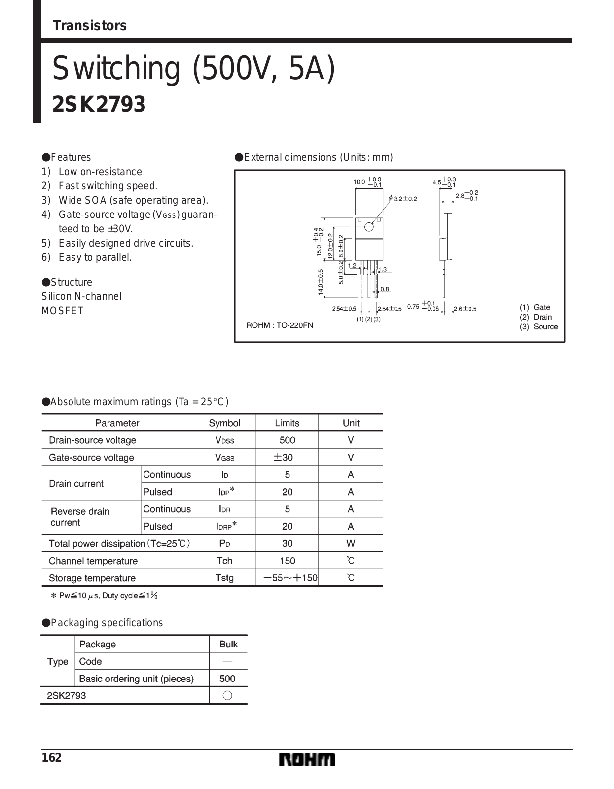 Datasheet 2sk2793 Datasheet - ManualMachine.com