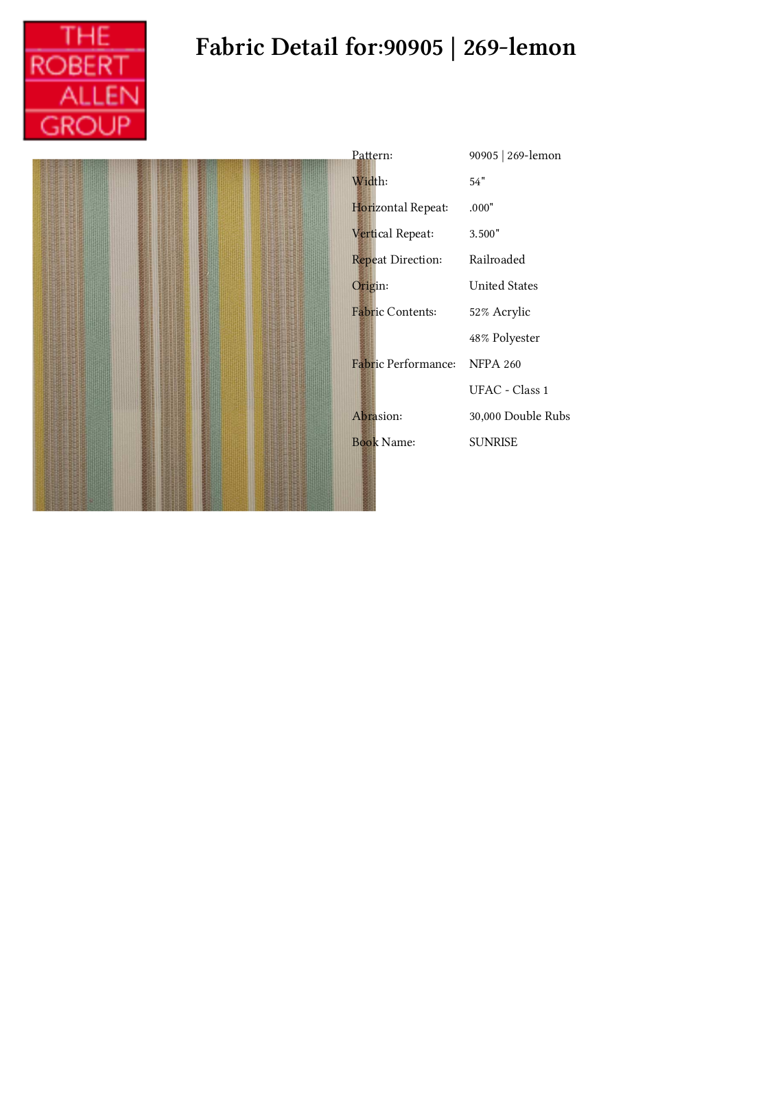 Duralee CRAL4534 Specifications - ManualMachine.com
