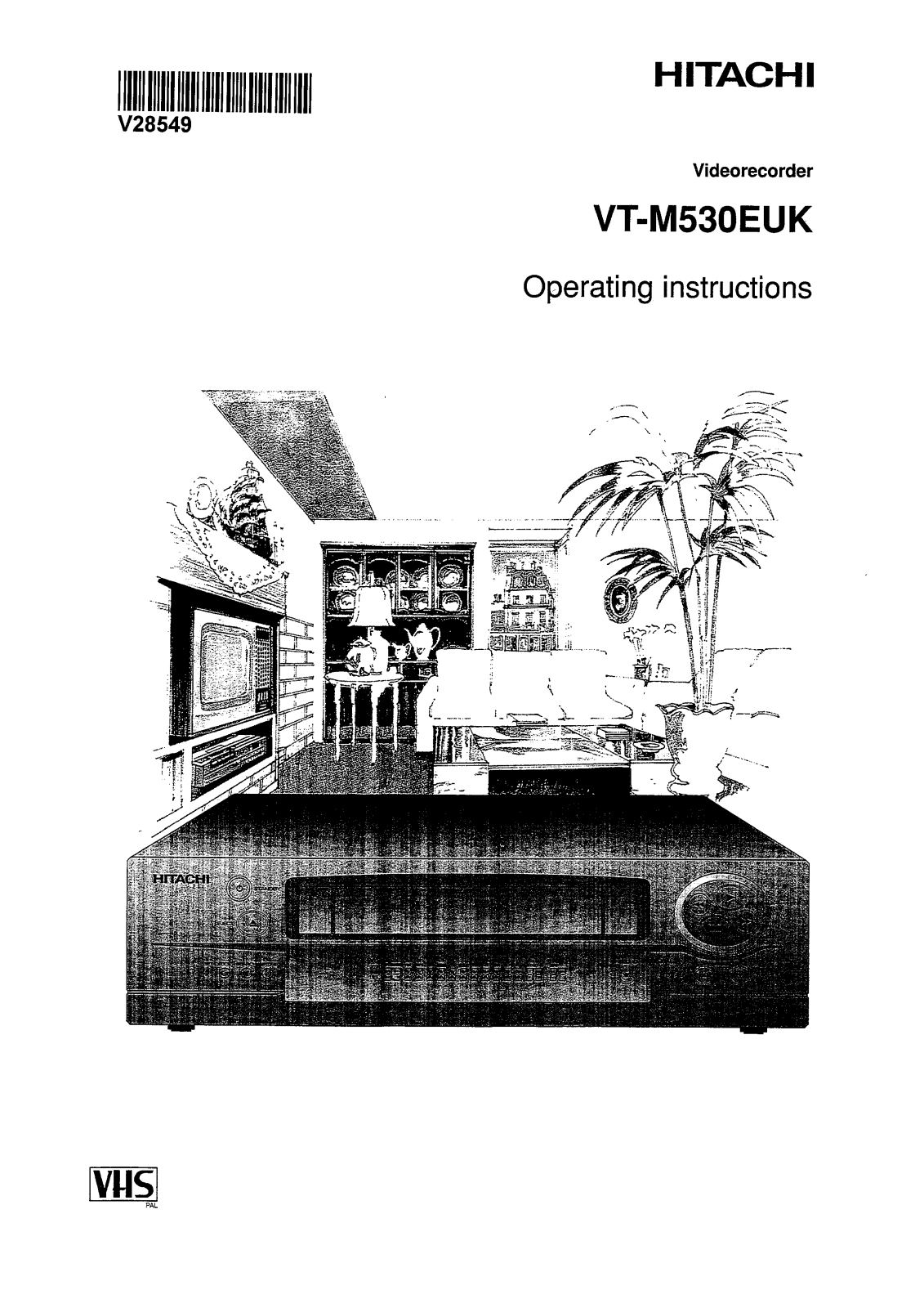 Hitachi VTM530EUK User Manual