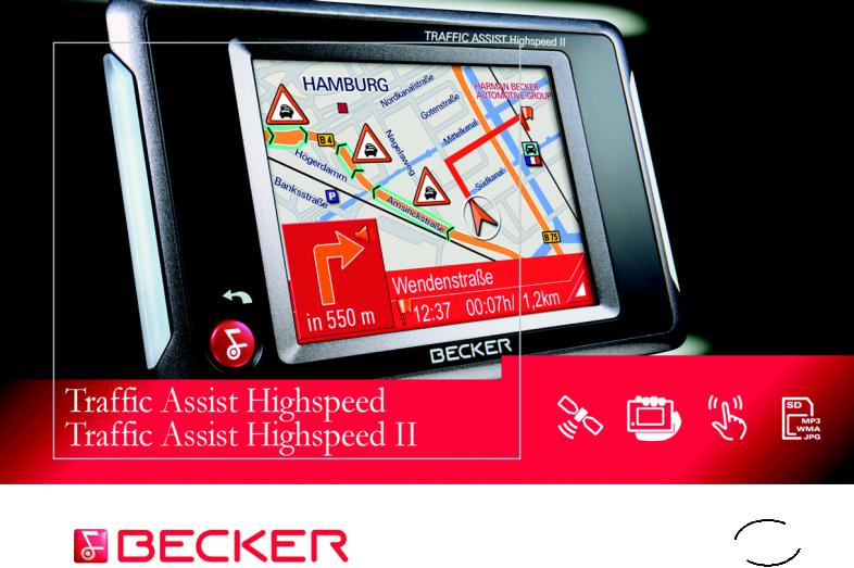 BECKER Traffic Assist High Speed Manuel d'utilisation