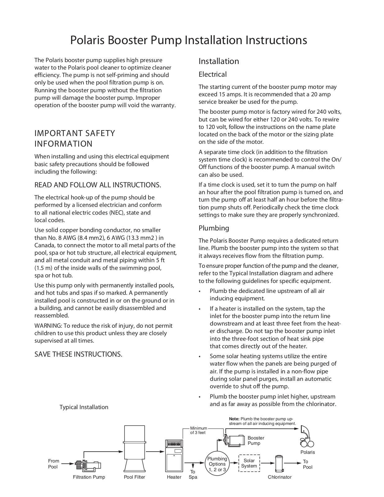 Polaris PB4-60Q Quick Start Manual