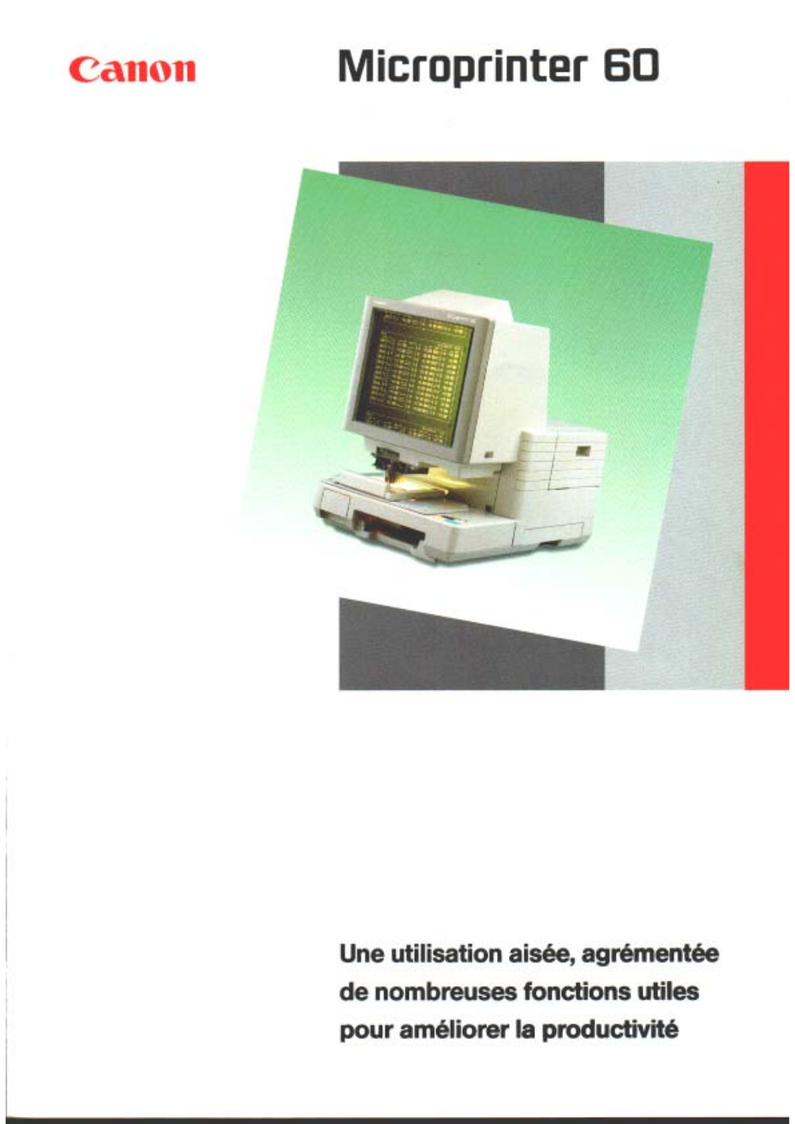 Canon MP 60 User Manual