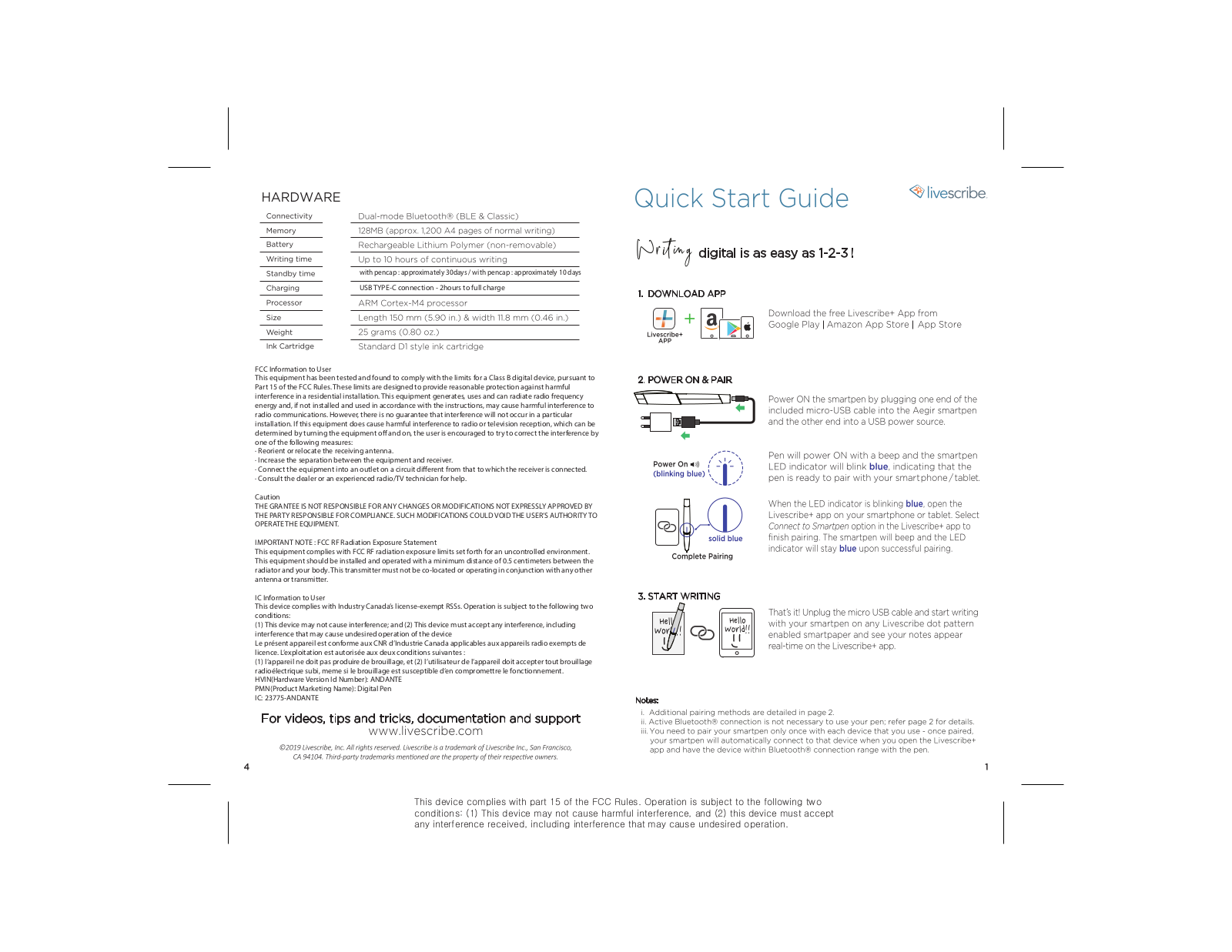 Anoto Korea ANDANTE User Manual