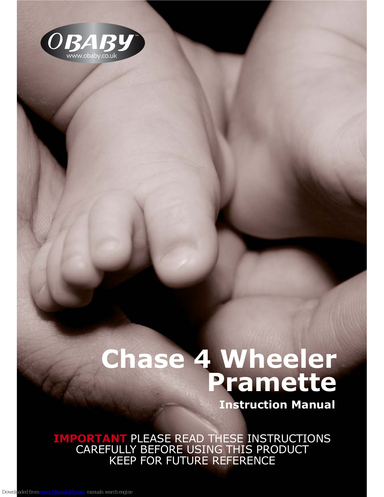 OBaby Chase 4 Wheeler Pramette Instruction Manual