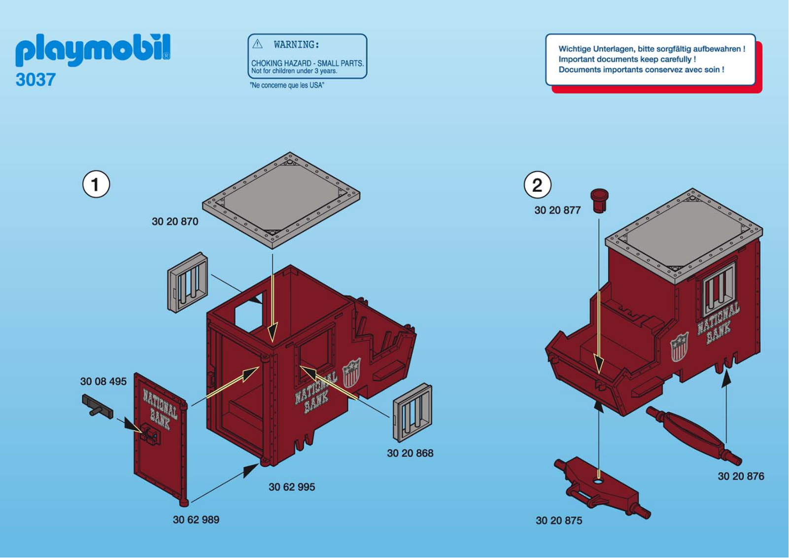 Playmobil 3037 Instructions