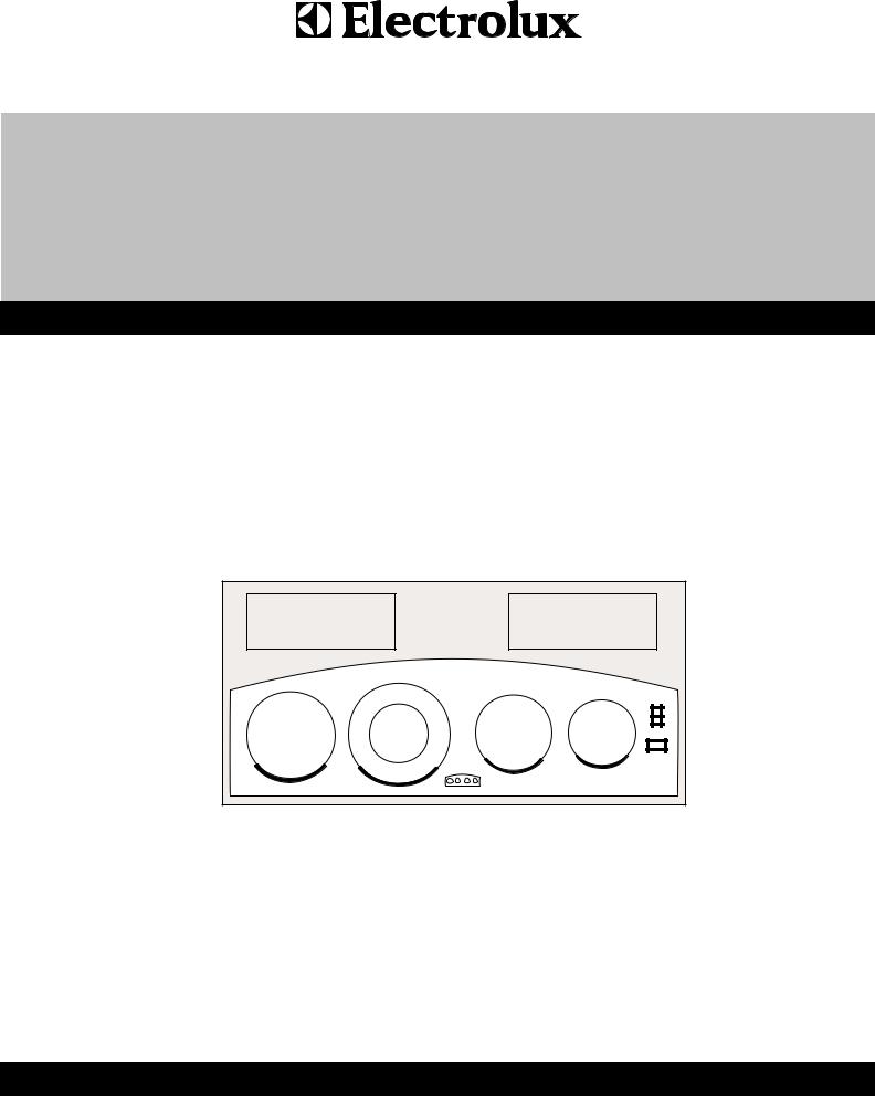 electrolux EHC101X User Manual