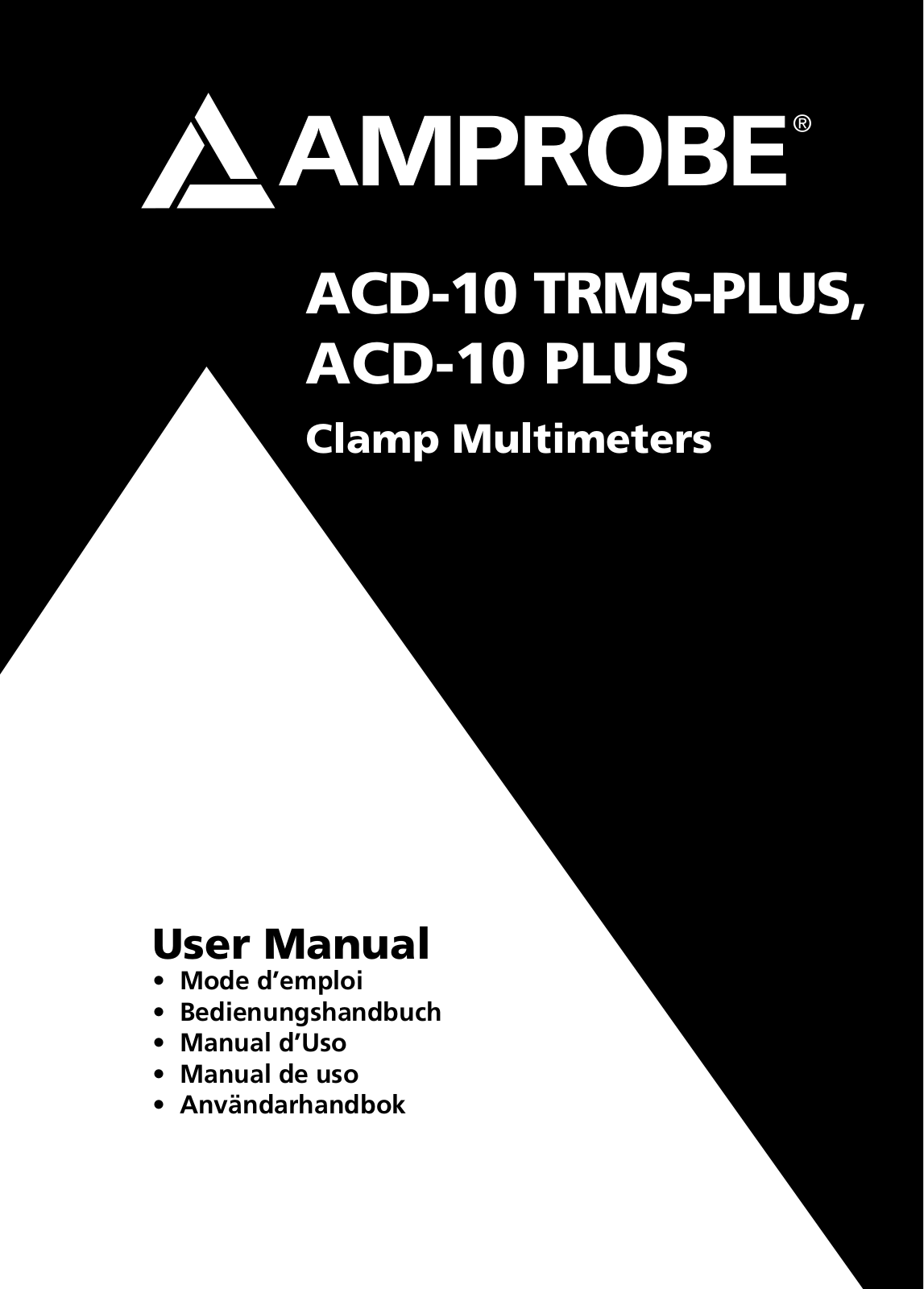 Amprobe ACD-10 TRMS-PLUS Instruction Manual