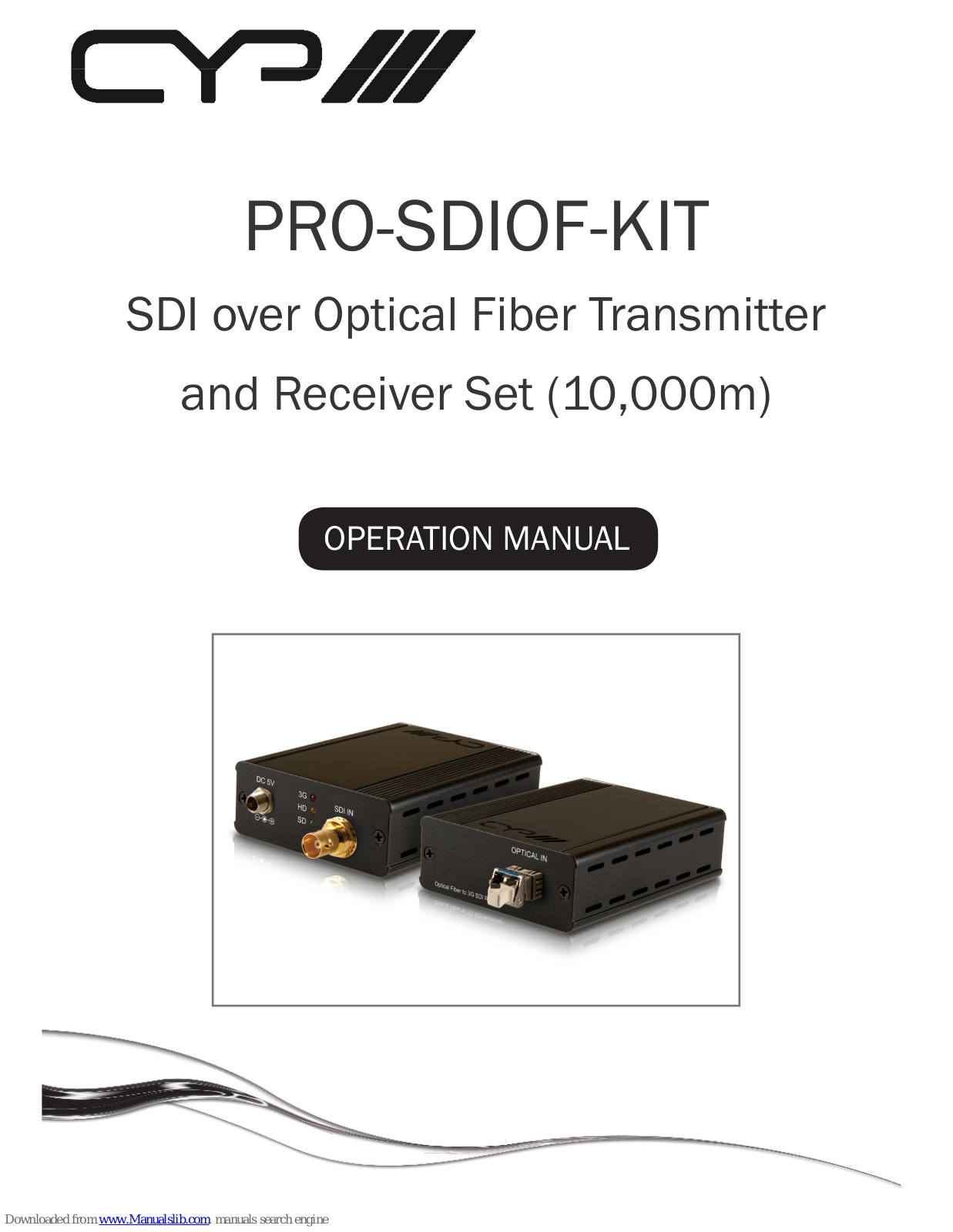 CYP PRO-SDIOF-KIT Operation Manual