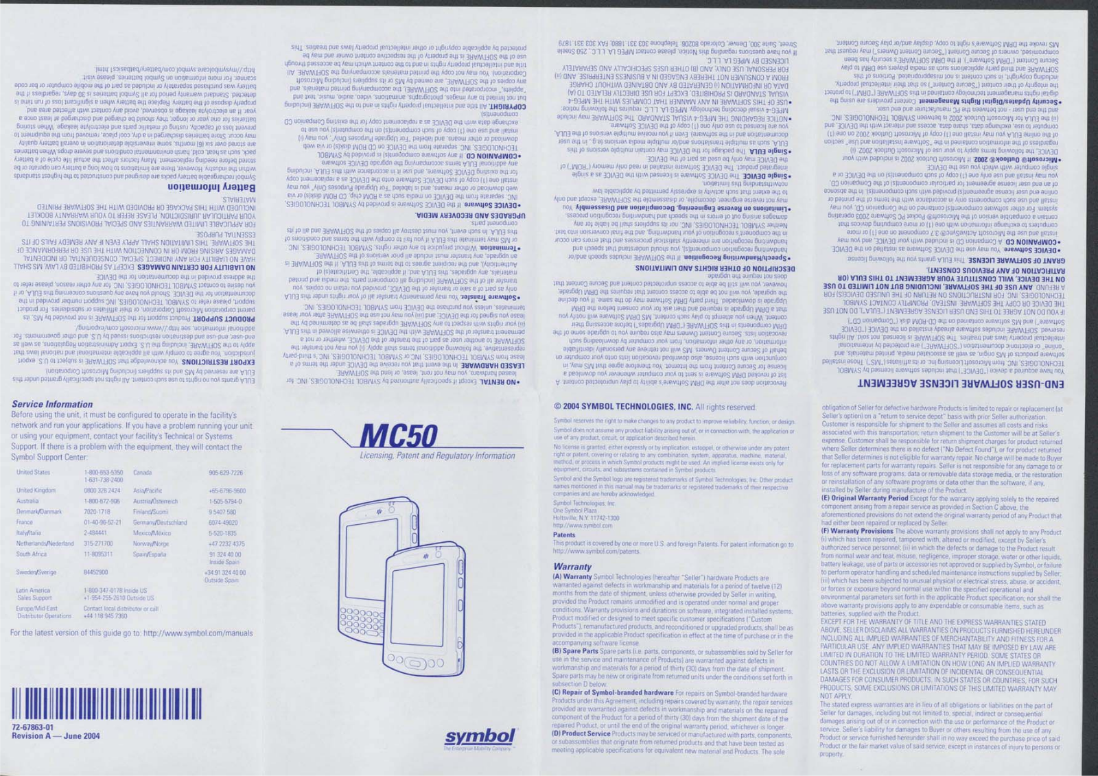 Symbol Technologies MC5040 Users manual