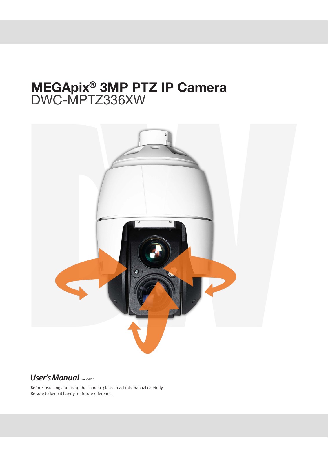 Digital Watchdog DWC-MPTZ830XW, DWC-MPTZ336XW User Manual