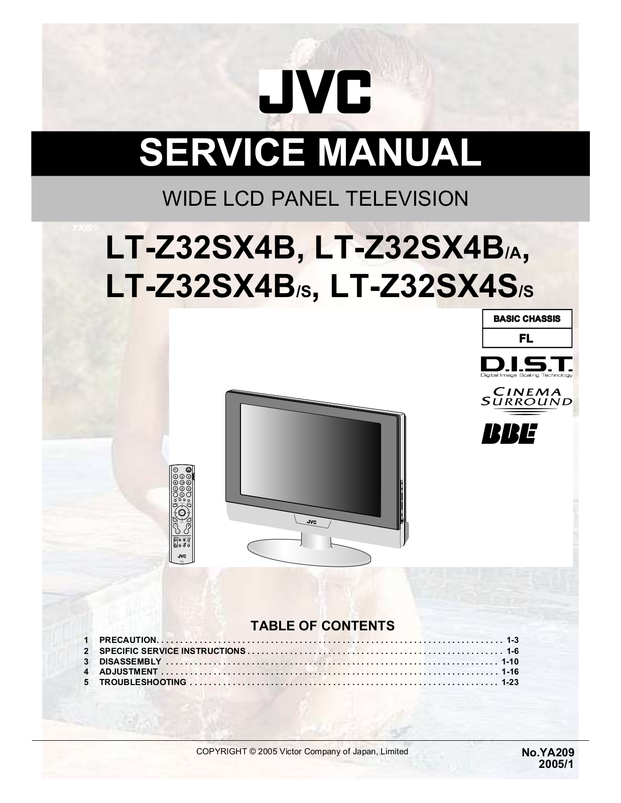 JVC ltz32sx4b schematic