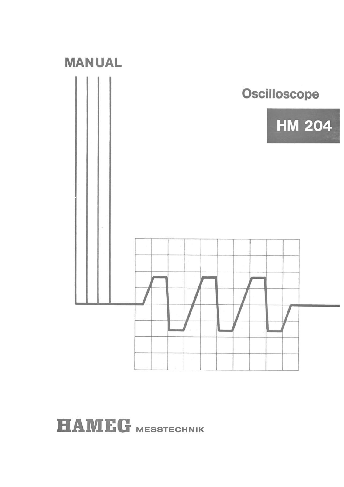 HAMEG HM204 User Manual