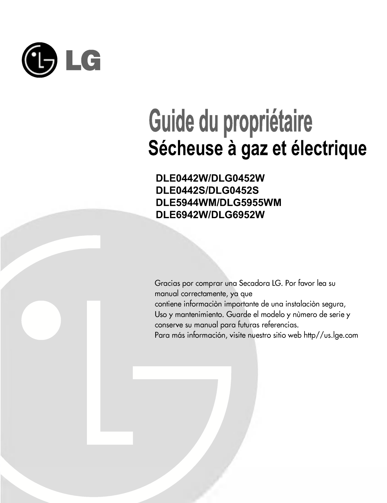 LG TD-V10091GM Owner’s Manual