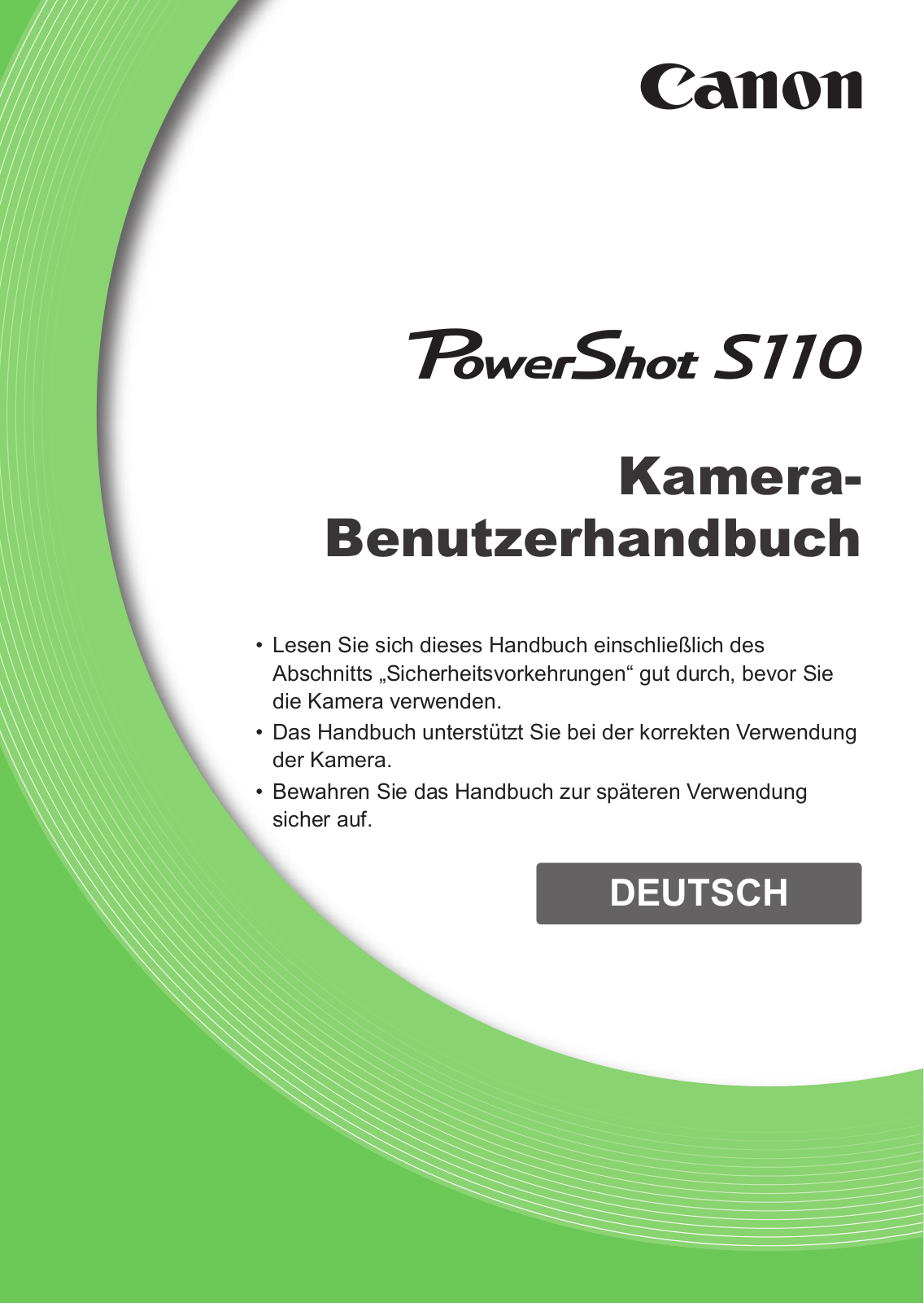 Canon PowerShot S110 User guide