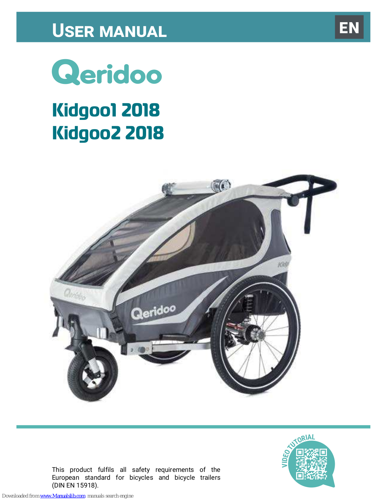 QERIDOO Kidgoo1 2018, Kidgoo2 2018 User Manual