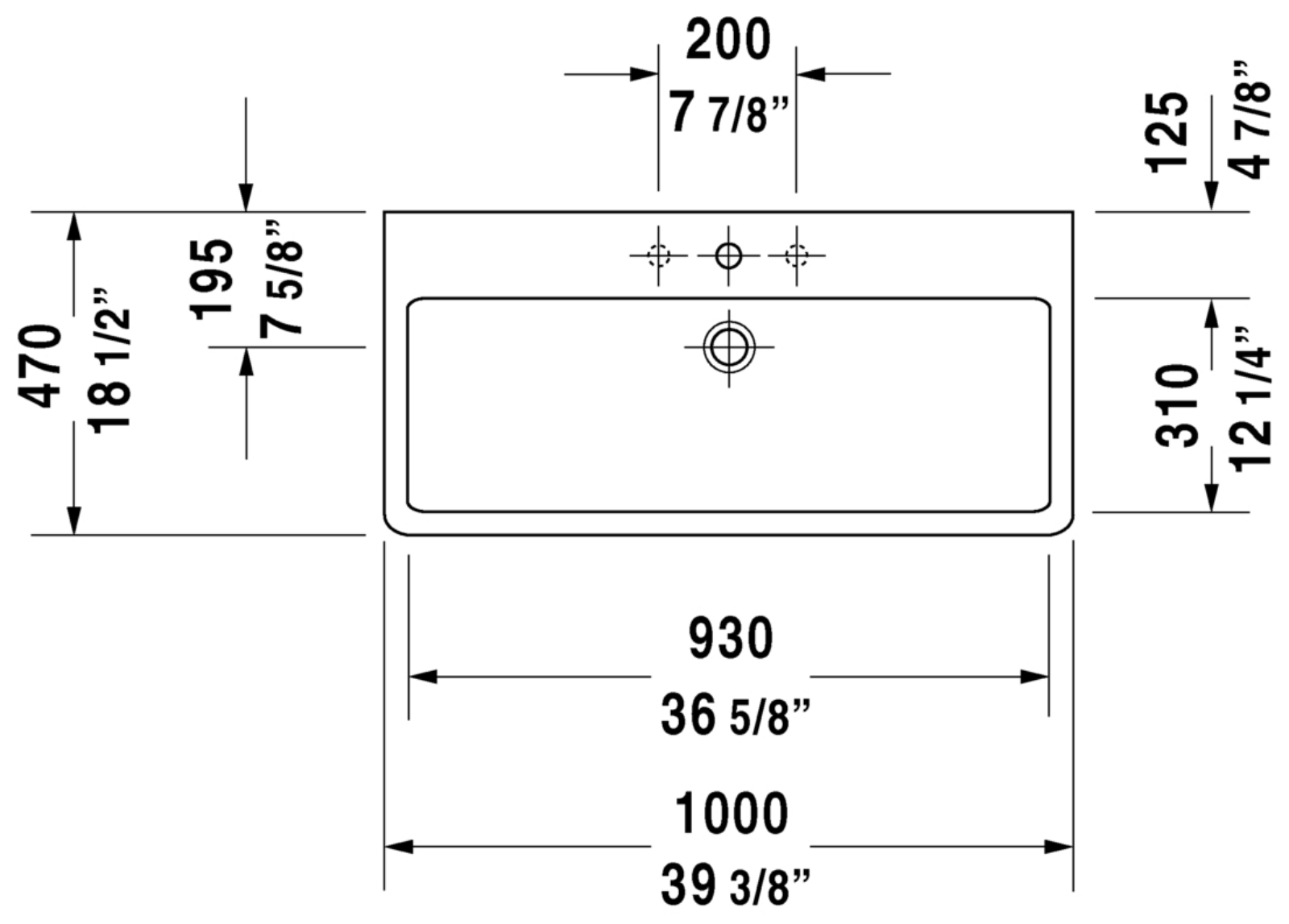 Duravit DRV1655 Dimensions - ManualMachine.com