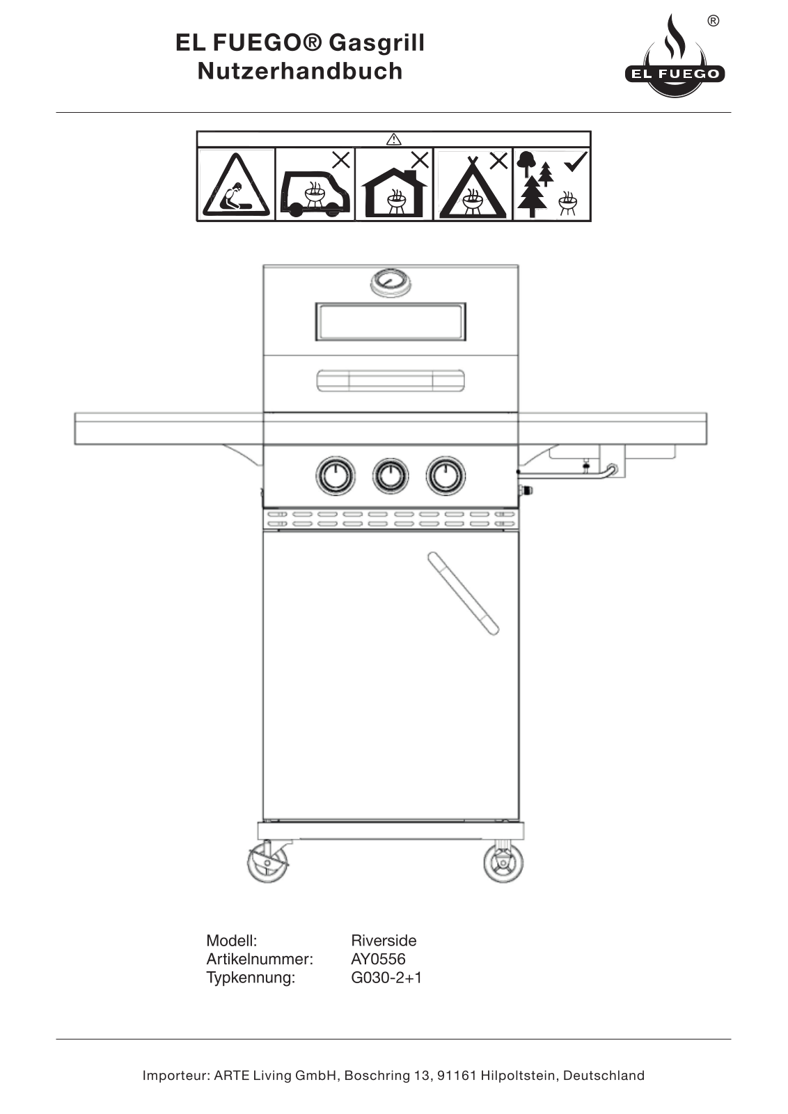 El Fuego Riverside Installation manual