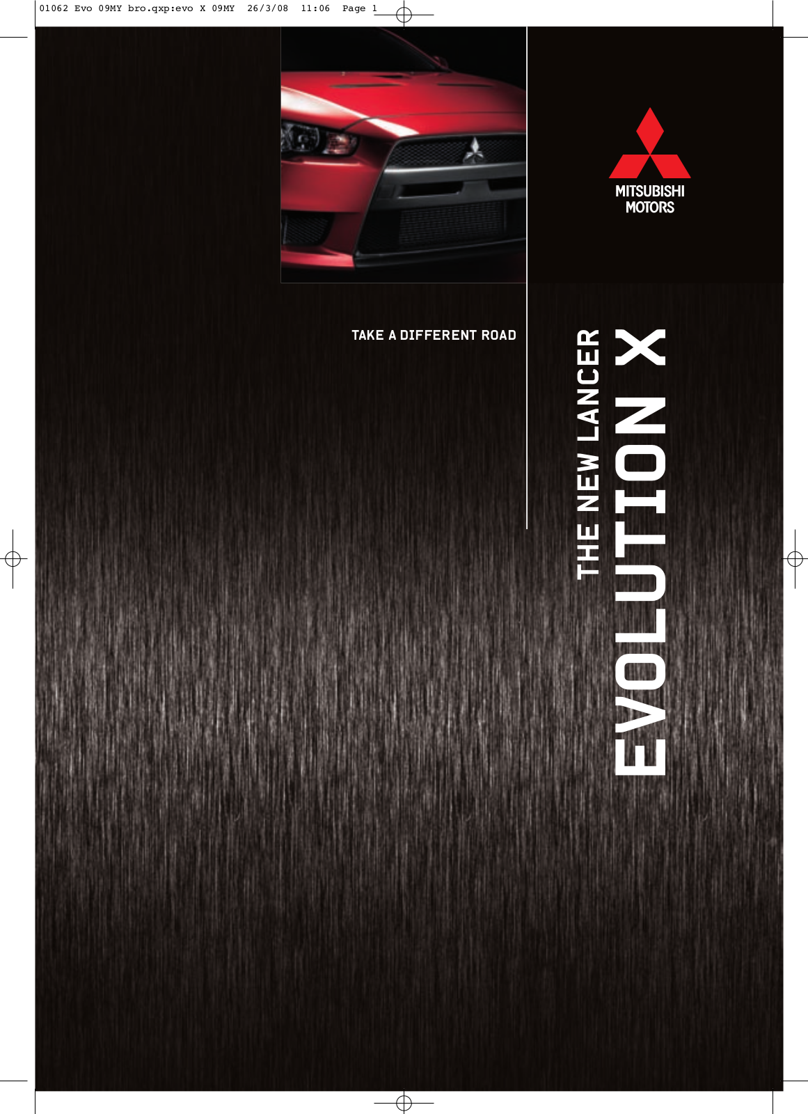 Mitsubishi LANCER EVOLUTION X BROCHURE